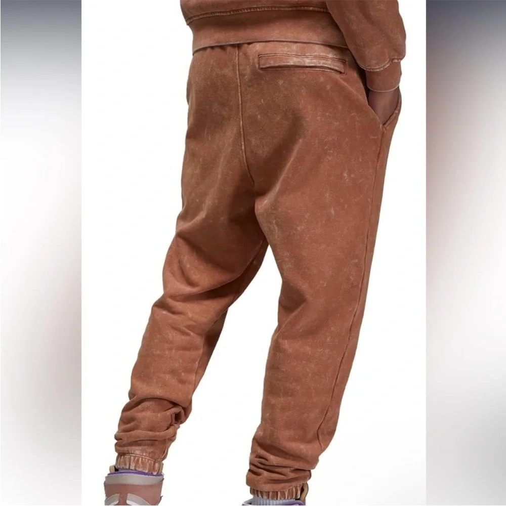 Air Jordan Fligth Essentials Brown Washed Jogger Sweatpants Men's Size L